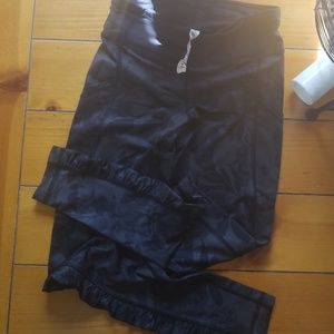 Lululemon floral print yoga pants